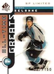Teemu Selanne [SP Limited] Hockey Cards 2001 SP Authentic Prices