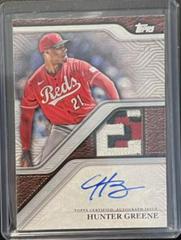 Hunter Greene [Platinum] Baseball Cards 2024 Topps Reverence Autograph Patch Prices