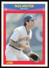 Paul Molitor #98 Baseball Cards 1990 Score Superstars Prices