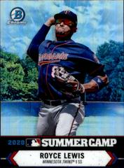 Royce Lewis Baseball Cards 2021 Bowman Chrome 2020 Summer Camp Prices