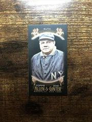 Babe Ruth [Mini Black] Baseball Cards 2021 Topps Allen & Ginter X Prices