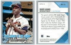 Hank Aaron [Gold] Baseball Cards 2022 Topps Welcome to the Show Prices
