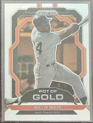 Willie Mays Baseball Cards 2023 Panini Prizm Pot of Gold Prices