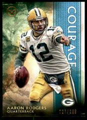 Aaron Rodgers [Courage] Football Cards 2015 Topps Valor Prices