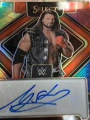 AJ Styles [Tie Dye Prizm] Wrestling Cards 2022 Panini Select WWE Signatures Prices