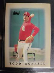 Todd Worrell #73 Baseball Cards 1988 Topps Mini League Leaders Prices