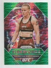 Valentina Shevchenko [Green Pulsar] Ufc Cards 2021 Panini Prizm UFC Fireworks Prices