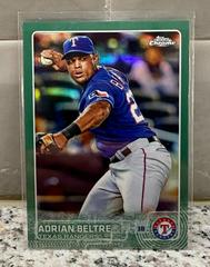 Adrian Beltre [Green Refractor] #193 Baseball Cards 2015 Topps Chrome Prices