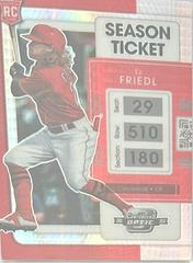 TJ Friedl [Hyper] #16 Baseball Cards 2022 Panini Chronicles Contenders Optic Prices