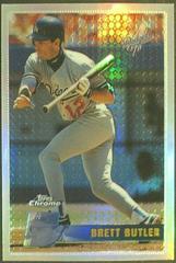 Brett Butler [Refractor] #112 Baseball Cards 1996 Topps Chrome Prices