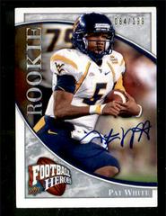 Pat White [Autograph Silver] Football Cards 2009 Upper Deck Heroes Prices