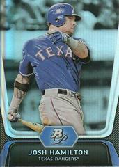 Josh Hamilton #59 Baseball Cards 2012 Bowman Platinum Prices