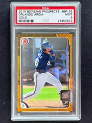 Orlando Arcia [Gold] #BP135 Baseball Cards 2015 Bowman Prospects Prices