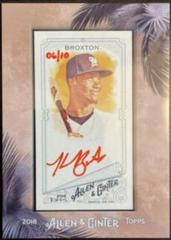 Keon Broxton [Red Ink] #MA-KB Baseball Cards 2018 Topps Allen & Ginter Framed Mini Autographs Prices
