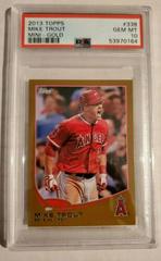 Mike Trout [Mini Gold] #338 Baseball Cards 2013 Topps Prices
