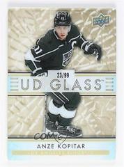 Anze Kopitar [Gold] #GS-11 Hockey Cards 2021 Upper Deck Ovation UD Glass Stars Prices