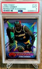 Chris Webber [Refractor w/ Coating] Basketball Cards 1994 Finest Prices