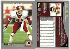 Deion Sanders Football Cards 2001 Topps Prices