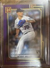 Bobby Miller [Amethyst] Baseball Cards 2023 Topps Museum Collection Prices