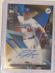 Gavin Lux [Gold Refractor] Baseball Cards 2020 Topps Finest Firsts Autographs Prices