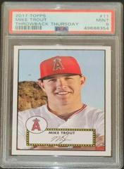 Mike Trout #11 Baseball Cards 2017 Topps Throwback Thursday Prices