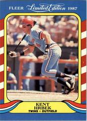 Kent Hrbek #22 Baseball Cards 1987 Fleer Limited Edition Prices