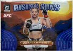 Miranda Maverick [Blue] #4 Ufc Cards 2023 Panini Donruss Optic UFC Rising Suns Prices