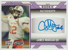 James Morgan [Purple] #A15 Football Cards 2020 Sage Hit Rookie Autograph Prices