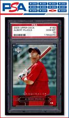 Albert Pujols #183 Baseball Cards 2005 Upper Deck Prices