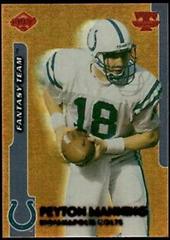 Peyton Manning Football Cards 1999 Collector's Edge Triumph Fantasy Team Prices