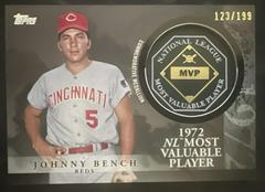 Johnny Bench [Black] Baseball Cards 2023 Topps Update MVP Medallion Prices