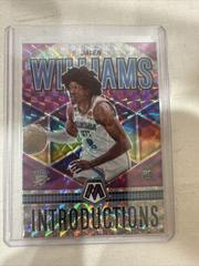 Jalen Williams [Purple] #4 Basketball Cards 2022 Panini Mosaic Introductions Prices