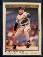 Alex Fernandez #42 Baseball Cards 1991 O Pee Chee Premier Prices