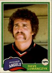 Dave Lemanczyk #391 Baseball Cards 1981 Topps Prices