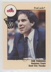Dan Panaggio #50 Basketball Cards 1989 Procards Cba Prices