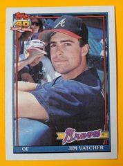 Jim Vatcher #196 Baseball Cards 1991 Topps Tiffany Prices