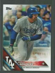 Adrian Gonzalez #215 Baseball Cards 2016 Topps Prices