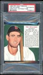 Ted Williams [Hand Cut Without Tab] Baseball Cards 1952 Red Man Tobacco Prices