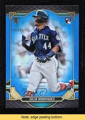 Julio Rodriguez [Sapphire] #74 Baseball Cards 2022 Topps Triple Threads Prices