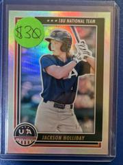 Jackson Holliday [Retail Longevity Holo Silver] #57 Baseball Cards 2022 Panini Stars & Stripes USA Prices