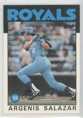 Argenis Salazar #96T Baseball Cards 1986 Topps Traded Prices