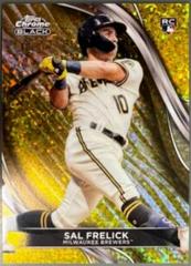 Sal Frelick [Gold Mini-Diamond Refractor] #10 Baseball Cards 2024 Topps Chrome Black Prices