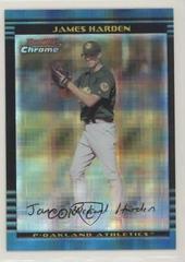 James Harden [Xfractor] #165 Baseball Cards 2002 Bowman Chrome Prices