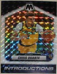 Chris Duarte [White] Basketball Cards 2021 Panini Mosaic Introductions Prices