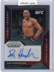 Dan Henderson Ufc Cards 2021 Panini Prizm UFC Sensational Signatures Prices