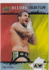 CM Punk [Orange Yellow] #R-1 Wrestling Cards 2022 Upper Deck Allure AEW Color Flow Prices