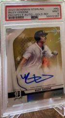 Riley Greene [Gold Refractor] #RG Baseball Cards 2020 Bowman Sterling Prospect Autographs Prices