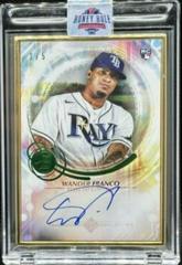 Wander Franco [SP Variation Emerald] #TCAV-WF Baseball Cards 2022 Bowman Transcendent Autographs Prices