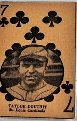 Taylor Douthit [7 of Clubs] Baseball Cards 1927 W560 Hand Cut Prices