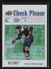 Tom Wilson Hockey Cards 2022 Upper Deck Allure Check Please Prices